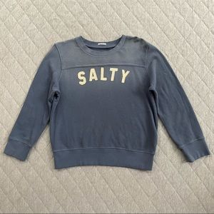MOTHER 1/2 & 1/2 Koozie Wash Salty Sweatshirt